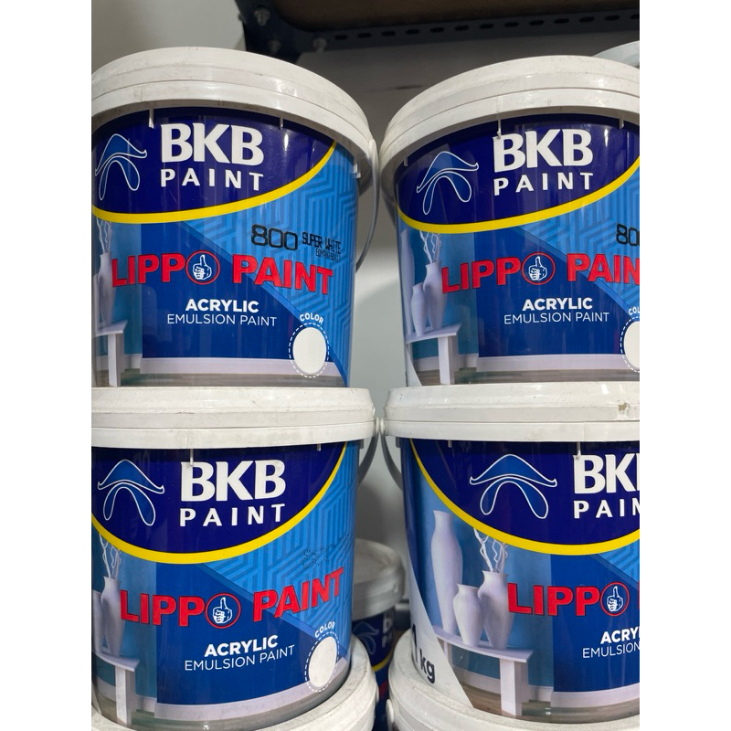 BKB Paint Cat tembok Rumah 1Kg Warna Super White
