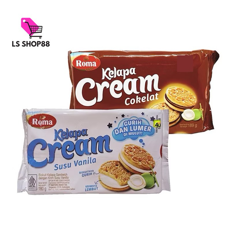 

Roma Kelapa Cream Cokelat // Roma Kelapa Cream Vanilla