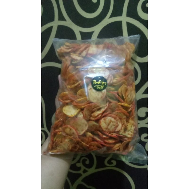 

ceria snack kerupuk bantet Chili oil pedas dan gurih