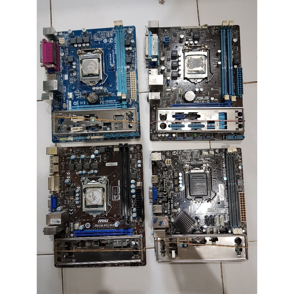PAKET MOBO H61 + FAN HEATSHINK + PROCESSOR G620. MOTHERBOARD H61 SOCKET 1155