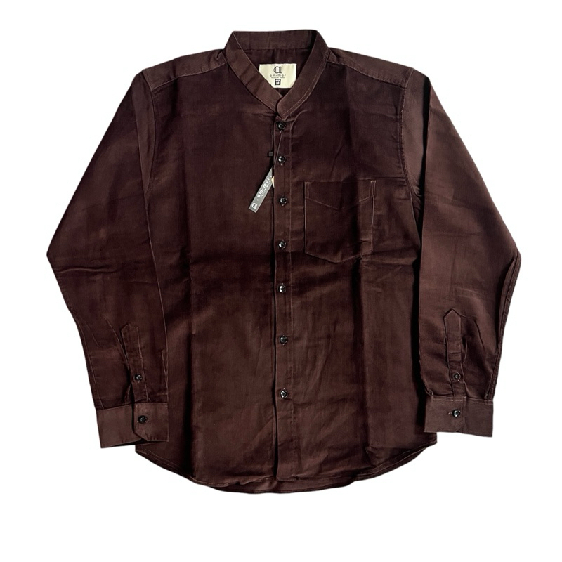 KEMEJA CORDUROY KERAH SHANGHAI LENGAN PANJANG. KEMEJA KERAH SHANGHAI CORDUROY LENGAN PANJANG PRIA TE