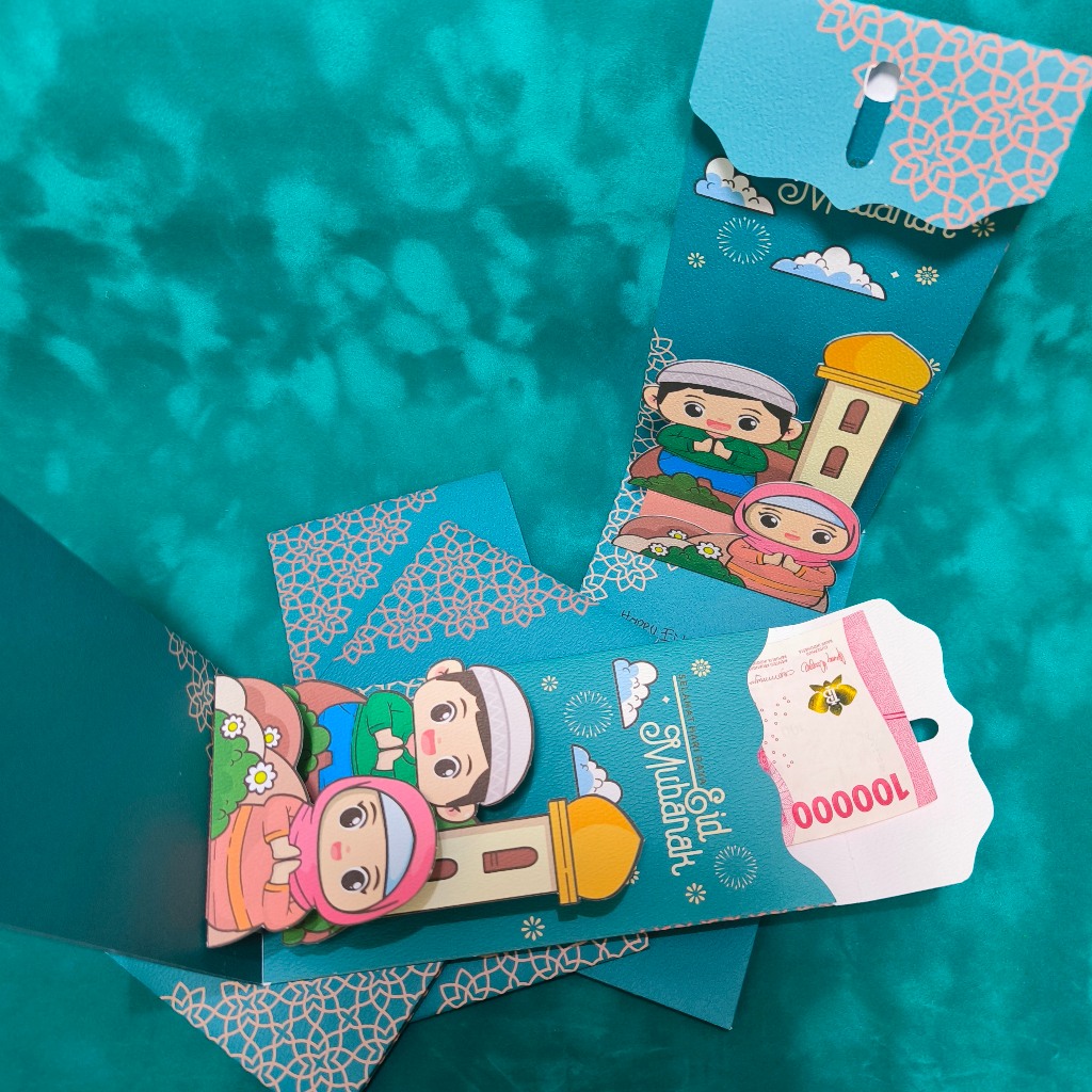 

Amplop Lebaran 3D Pop Up / Eid Al Fitr Envelope