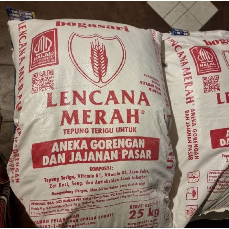

Tepung Lencana Merah 1 Kg