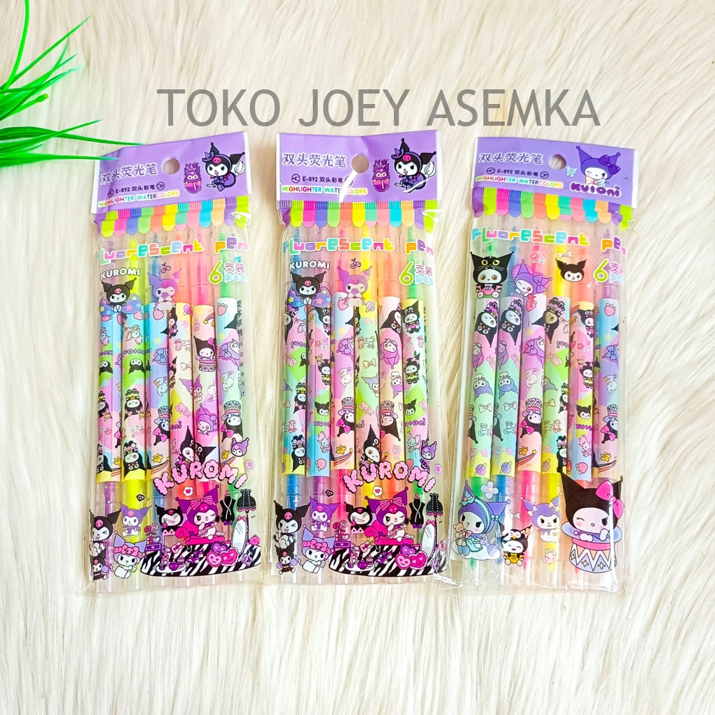 

SET STABILO SANRIO 2 SISI HIGHLIGHTER KUROMI MELODY CINAMOROLL