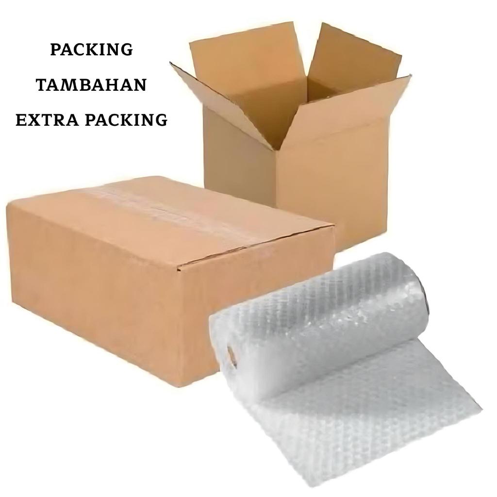 

EXTRA PACKING (KOTAK+BUBBLE WRAP) UNTUK MEMINIMALISIR KERUSAKAN