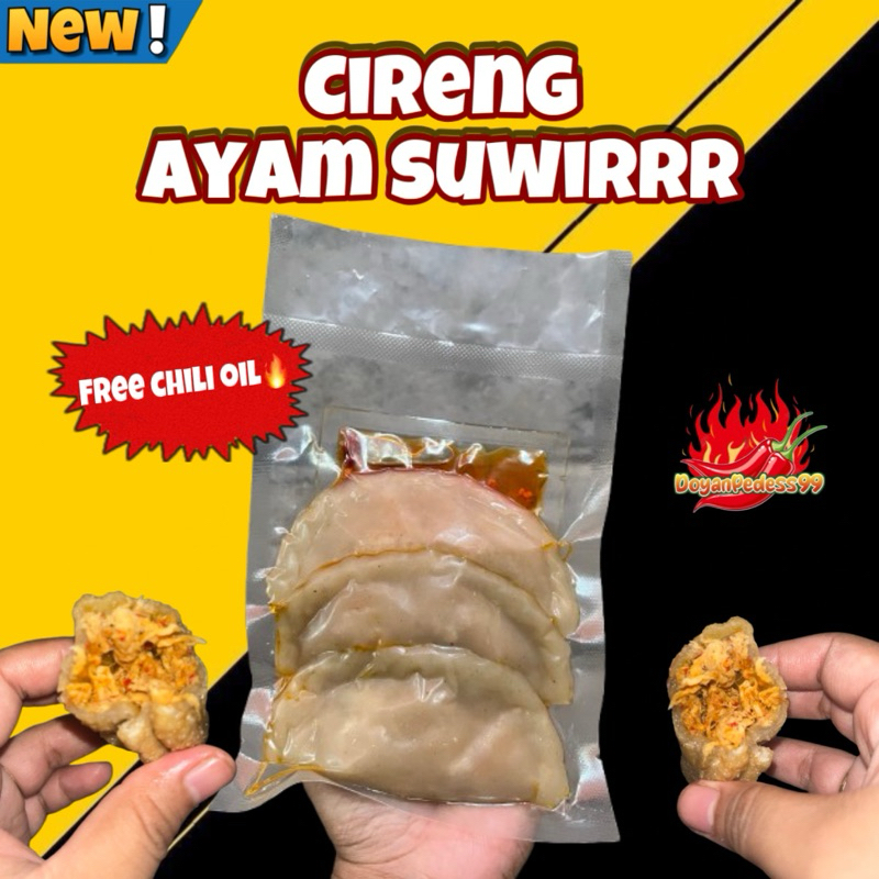 

CIRENG isi ayam suwirrr ll free chili oil doyanpedess99