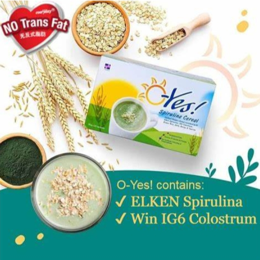 

OYES CEREAL WITH SPIRULINA & COLOSTRUM ISI 20 SACHET