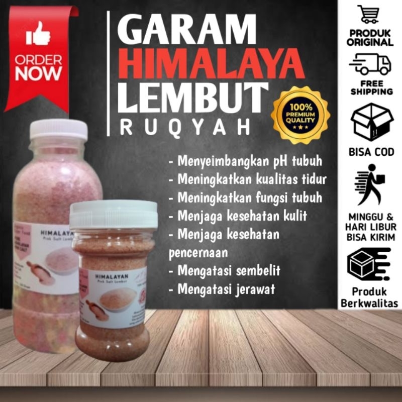 

GARAM HIMALAYA | HIMALAYAN PINK SALT SUDAH DI RUQYAH