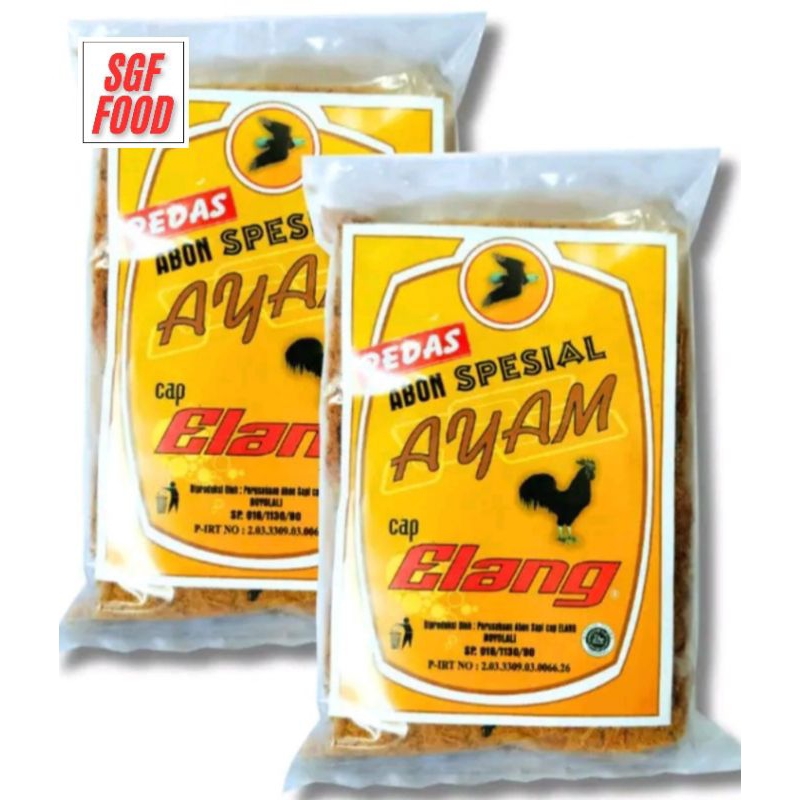 

abon ayam spesial cap elang 250 gram