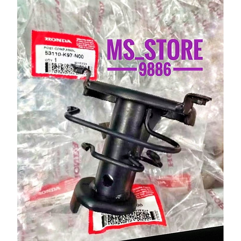 Post Comp Handle Dudukan Stang Stir Depan Honda PCX 150 K97 53110K97N00 Original AHM
