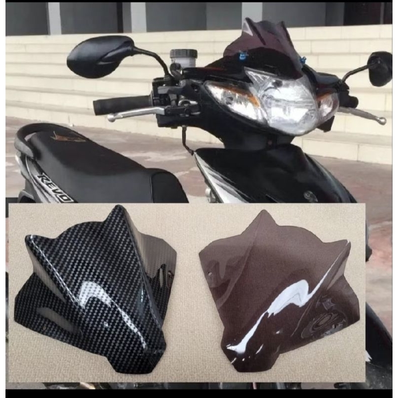 VISOR VARIASI HONDA REVO ABSOLUTE MODEL BATMAN PLUS 2 PROBOLT