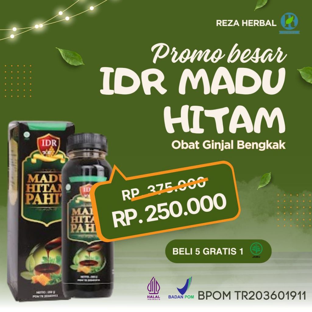 Obat Ginjal Bengkak - Idr Madu Hitam - Testimoni Terbukti 100%