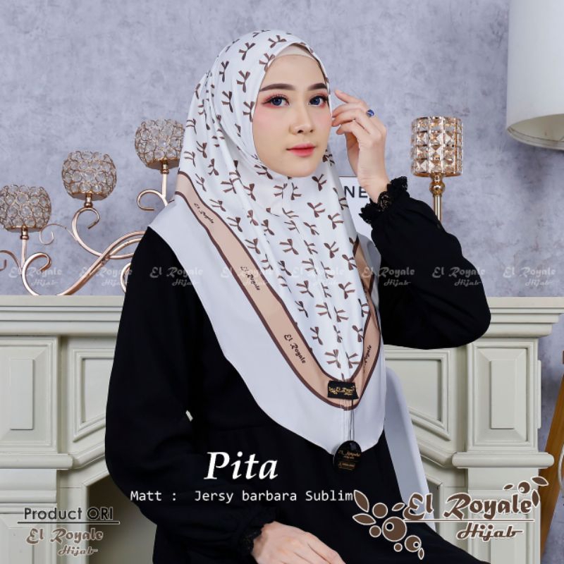 JILBAB MOTIF NONPET PITA ORI EL ROYALE