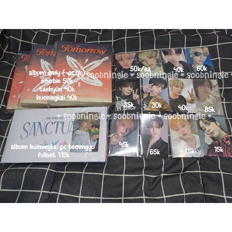 WTS PROMO PHOTOCARD WEVERSE TAEHYUN DMM BEOMGYU FIGHT SOOBIN KAI BEOMGYU SOLJACK YEONJUN  LUCKY DRAW