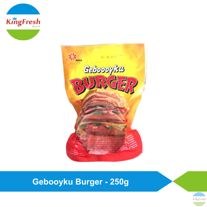 

Gebooyku Burger 250 gr / 10 slice