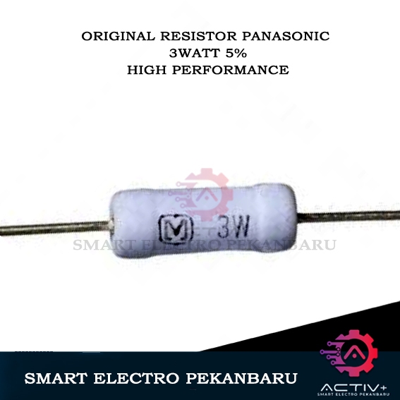 ORIGINAL RESISTOR PANASONIC 3WATT ( PILIH: 30R 33R 100R ) 33OHM 33OHM 100OHM 33 30 100 OHM 3W 3 WATT