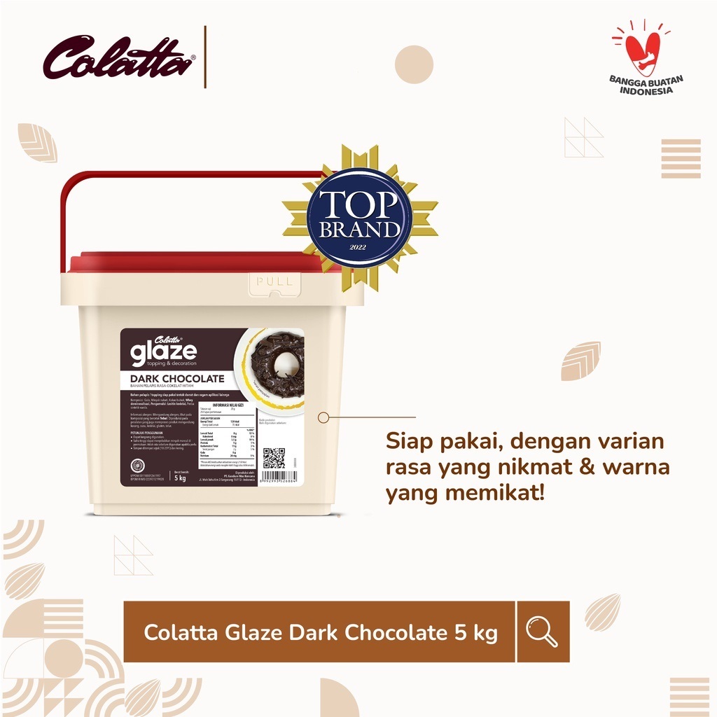 

Colatta Glaze Pail 5 kg Selai Siap Pakai Bahan Pelapis Pail Topping Donut Aneka Rasa