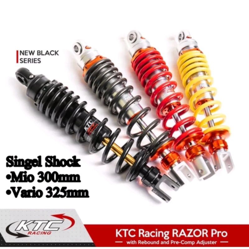 KTC SHOCK KTC RAZOR / RAZOR PRO UK 300MM/325MM FOR MIO / BEAT / VARIO | ORIGINAL shockbreaker KTC