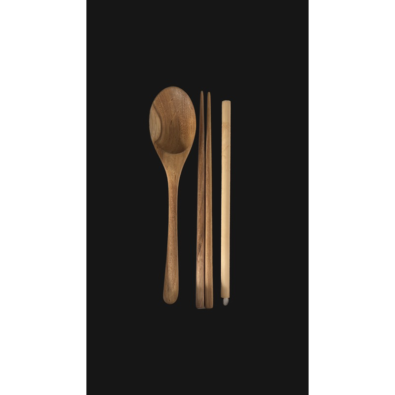 

CRAFORGE - Sendok / Sumpit / Garpu Kayu Jati / Sedotan Bambu