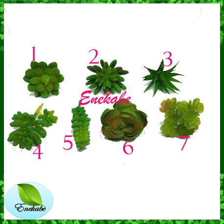 cuci gudang new kaktus sukulen palsu cactus artificial, sukulen kaktus plastik murah tanpa pot,