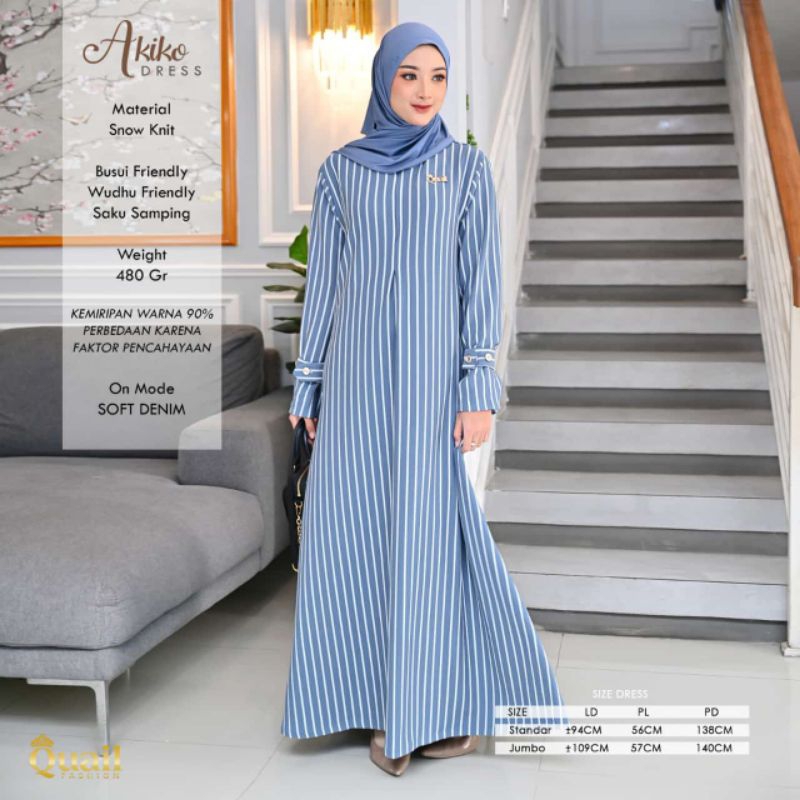 Dress Knit Quail Model AKIKO