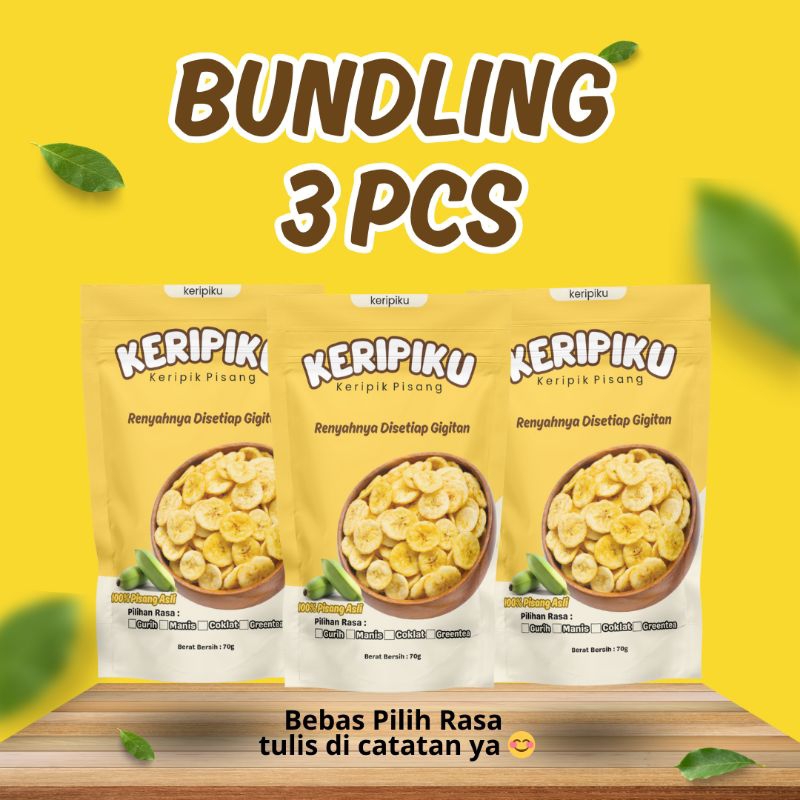 

BUNDLING 3PCS BEBAS VARIAN RASA