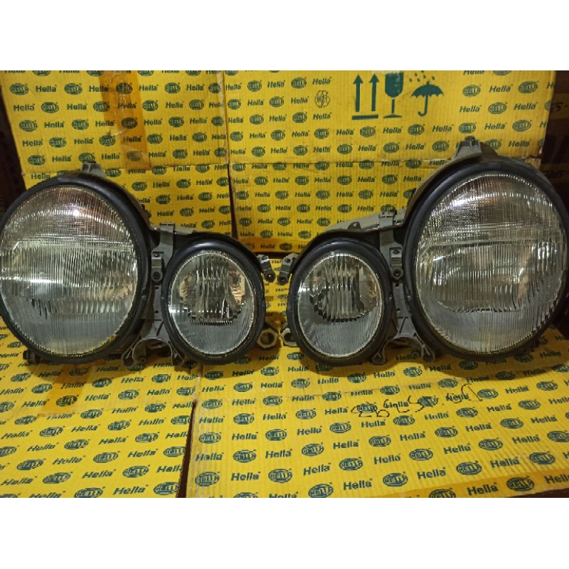 headlamp mercedes benz e320 w210 w211 sepasang original genuine