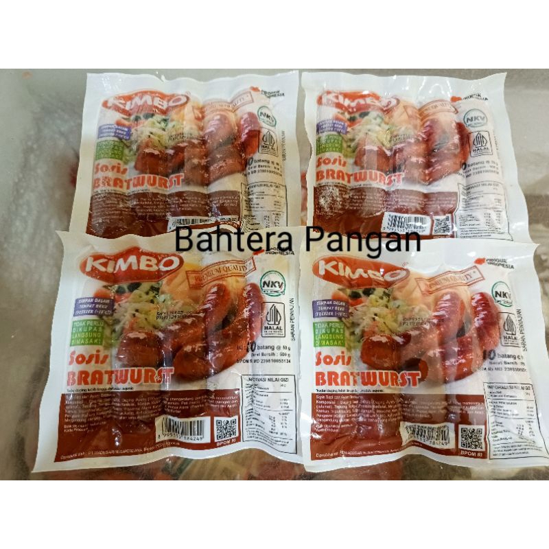 

Sosis Sapi Kimbo isi 10pc | Sosis Bratwurst 500gr