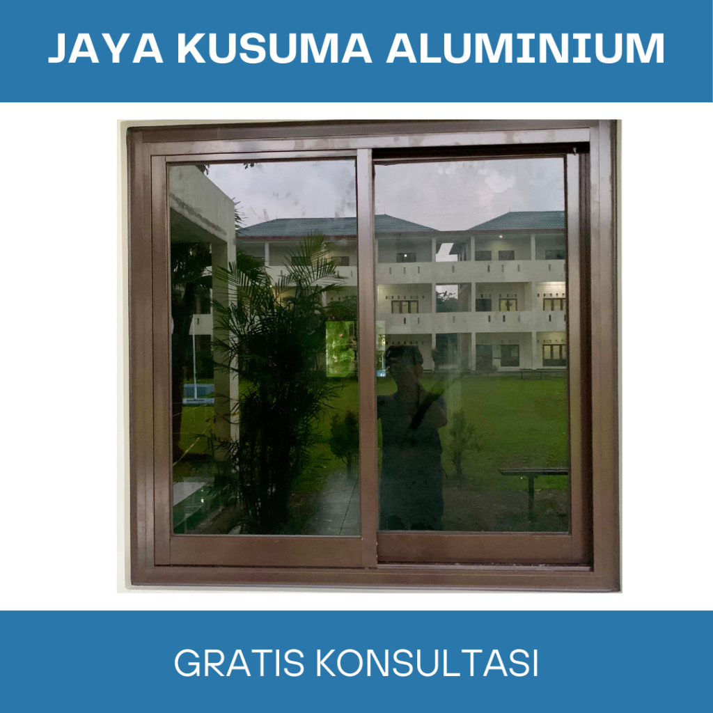 Jendela Aluminium Sliding