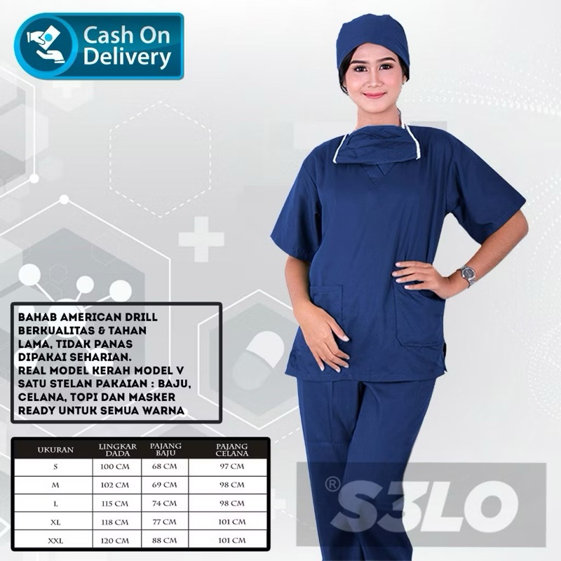 Scrub American Drill (Baju OK)
