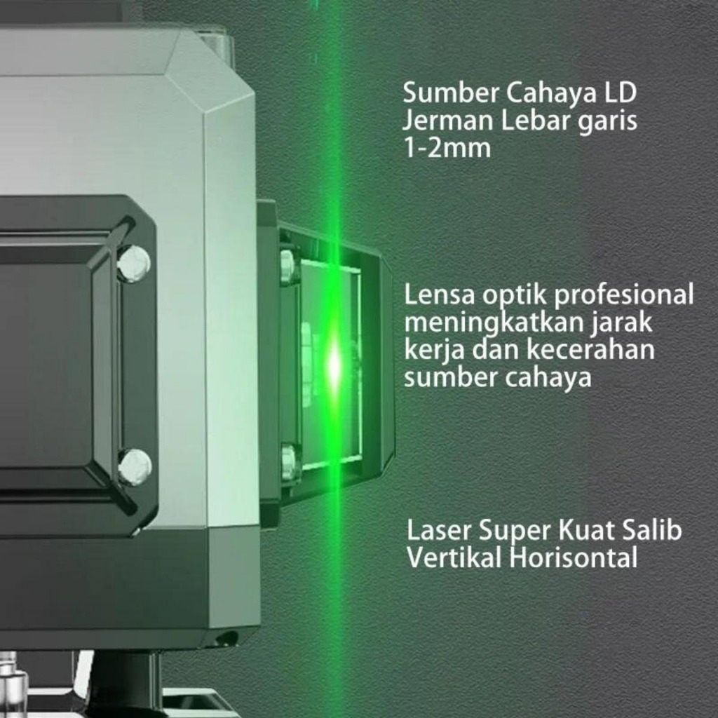 16 line laser taffware laser level 4d 16 line Laser line waterpass laser 16line Keletol laser level