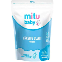 Mitu Baby Tissue Wipes Fresh&Clean Blue