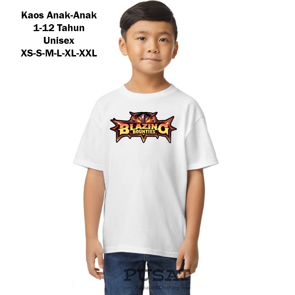 KAOS BAJU ANAK-ANAK USIA 1-12 TAHUN GAME MOBILE LEGEND SQUAD SKIN MOBILE LEGEND KEREN LUCU BEST SELL