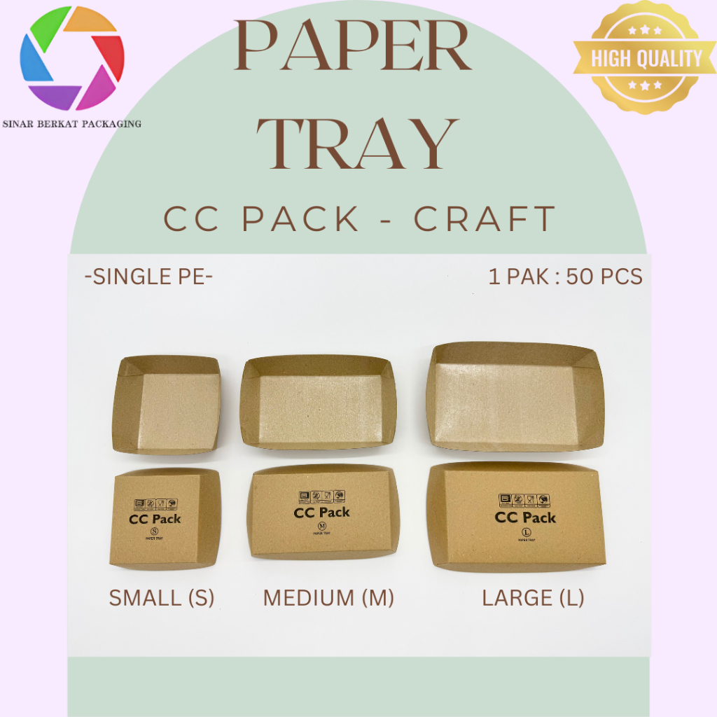 Paper Tray Craft / Wadah Makan Kertas