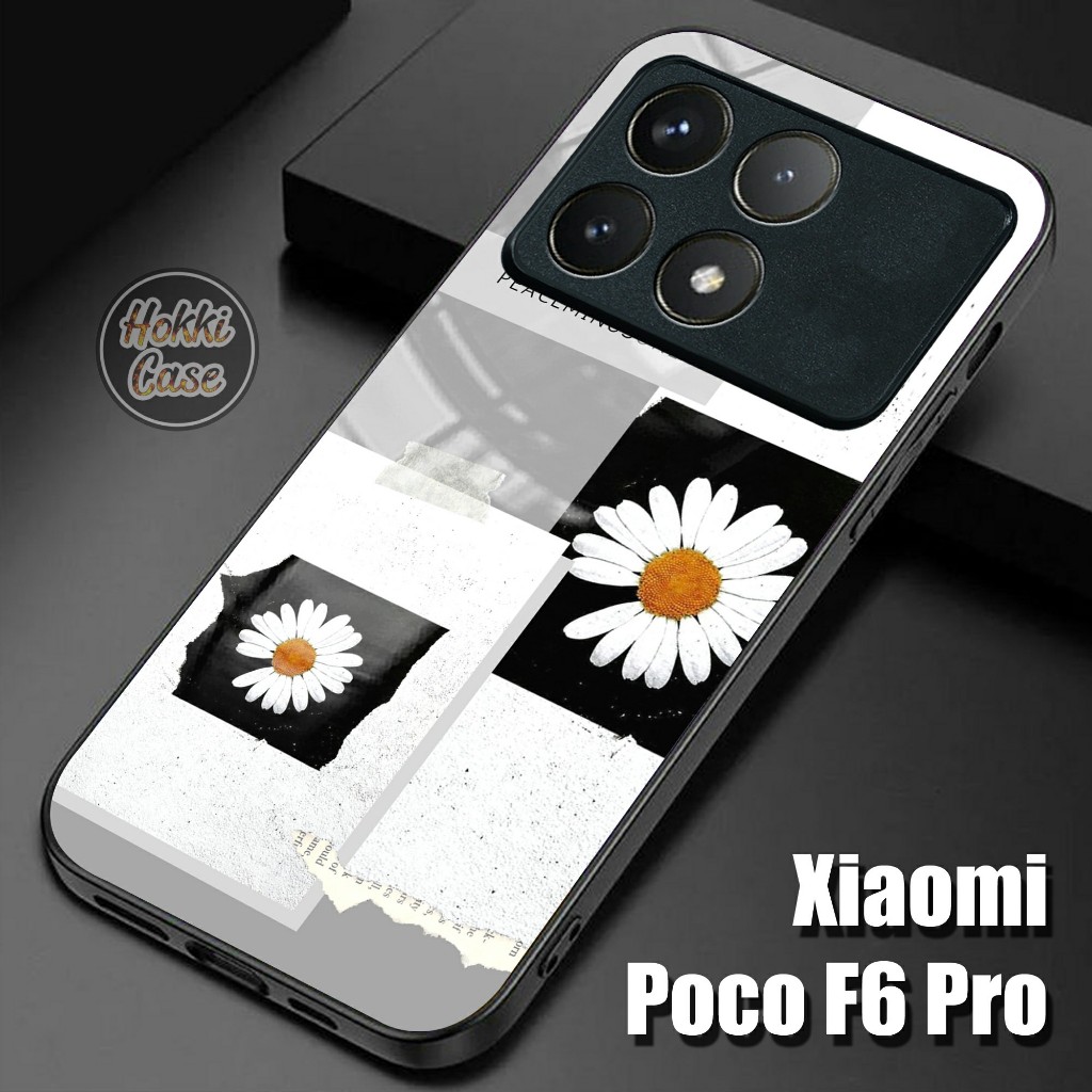 Softcase Poco F6 Pro - Case Glass Kaca Poco F6 Pro - Casing Poco F6 Pro 5G - Silikon Poco F6 Pro - F