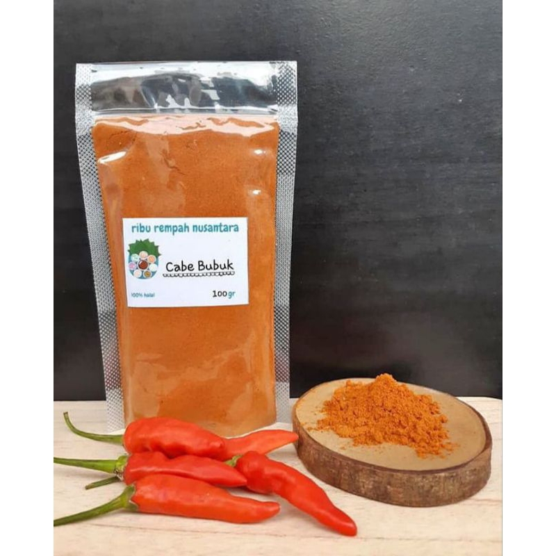 

40.rempah rempah cabe bubuk halus siap saji