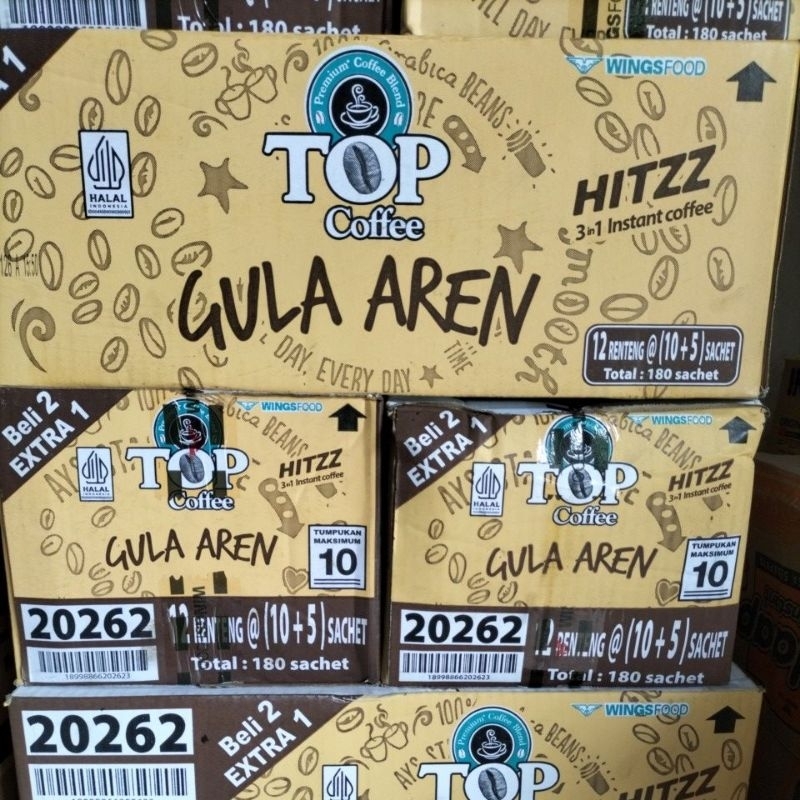 

top gula aren &perkopian lainnya karton (toko Dina)