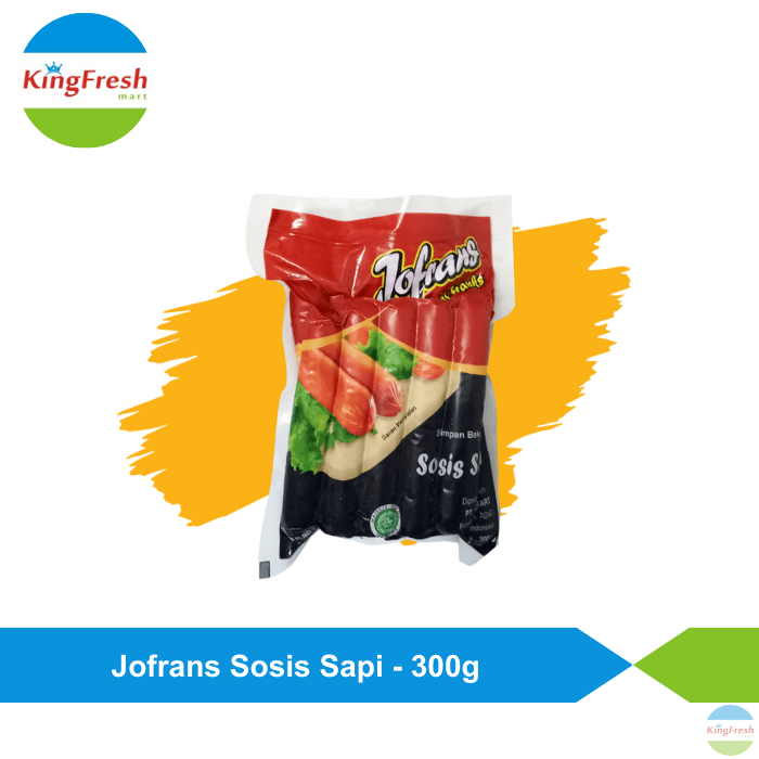 

Jofrans sosis sapi 300Gram.