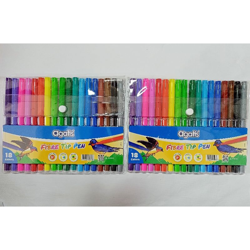 

FIBRE TIP PEN 18W WASHABLE AGATIS