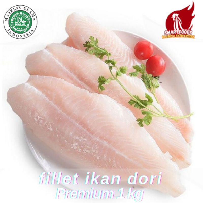 

fillet ikan dori premium 1 kg isi 4 / patin fillet