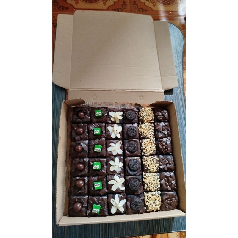 

fudgy brownies ukuran 24x24