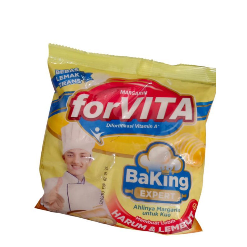 

Forvita margarin bakinh exprert ahlinya margarin untuk kue harum dan lembut 500gr