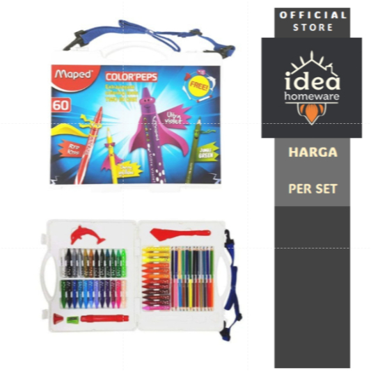 

SET PAKET ALAT GAMBAR MEWARNAI CRAYON PENSIL WARNA MAPED KEMASAN BOX MIKA 832004