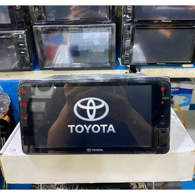 Head Unit Double Din Original Toyota Hilux 2023 brand Kenwood ukuran 7 inch