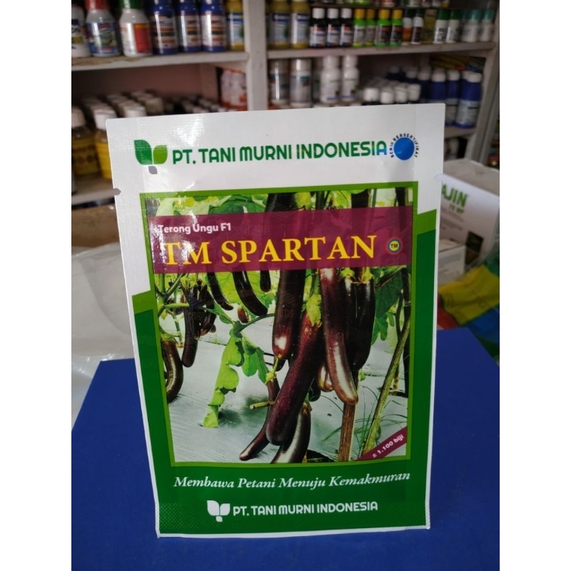 Benih Terong Ungu F1 TM SPARTAN Tani Murni - 1.100 Biji