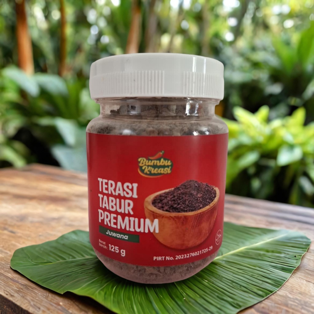 

Terasi Tabur Premium Juwana (Bumbu Kreasi) Terasi Matang Siap Pakai