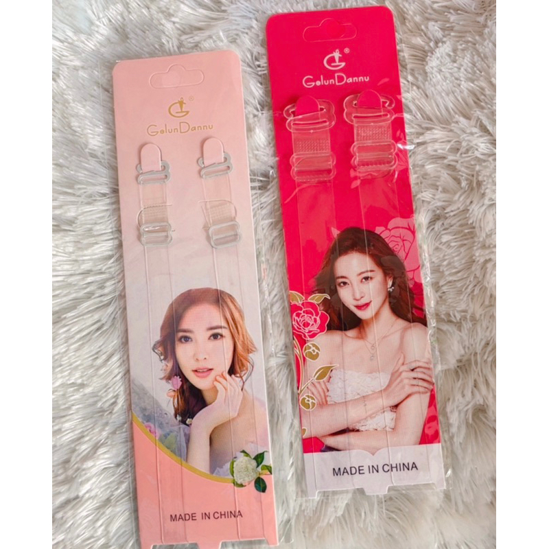 Tali Bra Transparan  Tali BH Bening Elastis Tebal strap tali bha bening tali bra transparan strap br