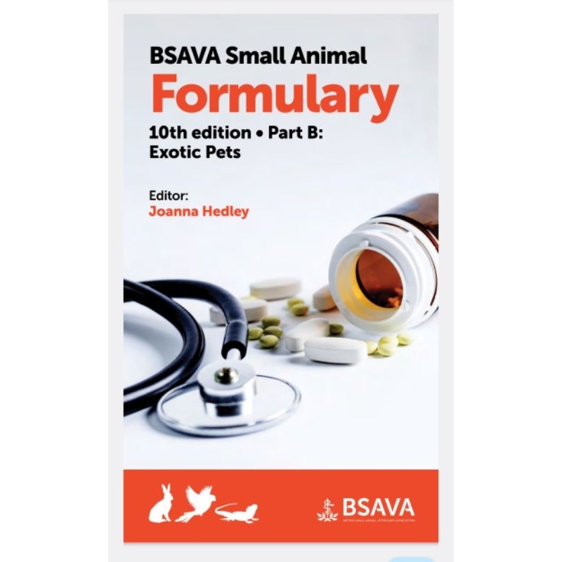 BSAVA Small Animal Formulary Part B 10 ed exotic pet