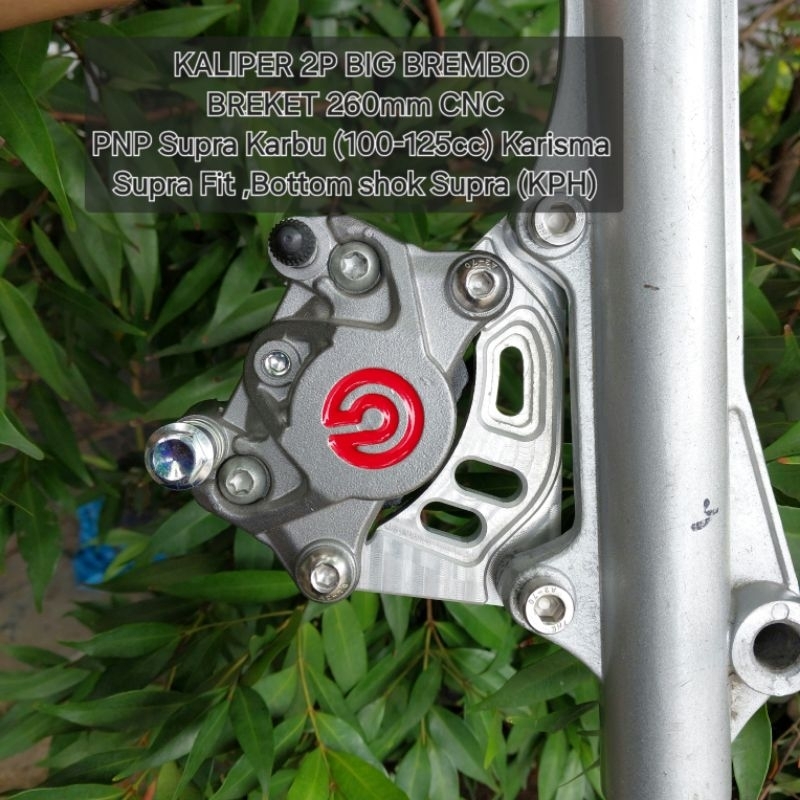 Breket Kaliper 2p Supra 260mm Breket 260mm Supra Kaliper 2P axial Brembo Breket 260 2piston Supra Kp