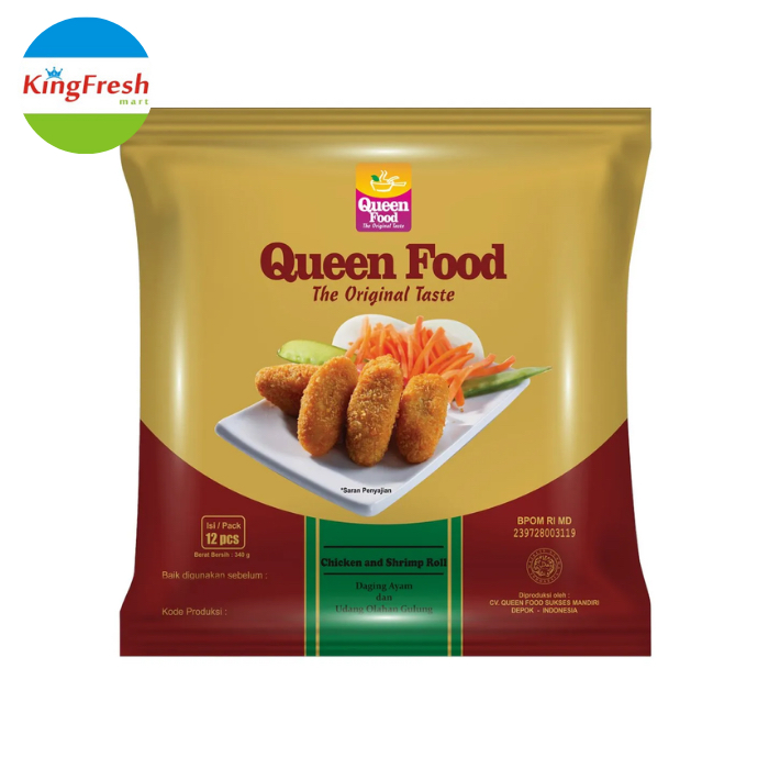 

Queen food shrimp roll 350 gram